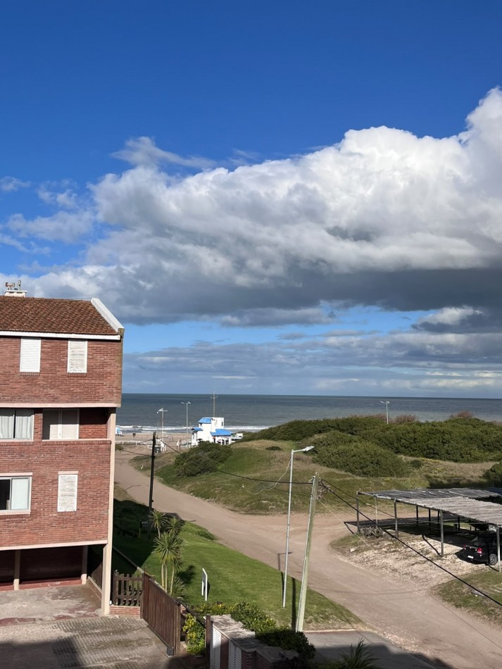 Hermoso departamento con VISTA AL MAR, 3 ambientes c/estacionamiento, Zona Muelle (GAS NATURAL)